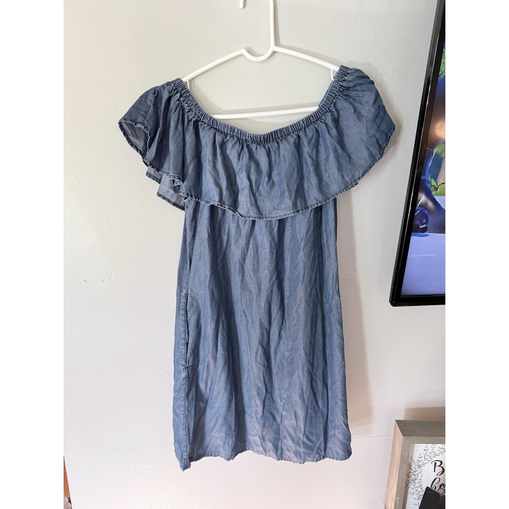 Tommy Bahama Dress Womens Size S Off the Shoulder Tencel‎ Pockets